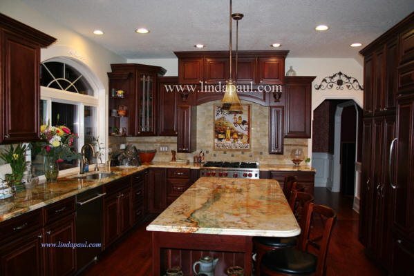 tuscan kitchen backsplash ideas by Linda Paul