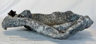 side view of bonsai pot