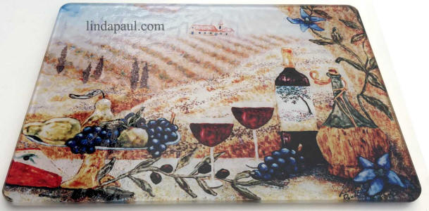 tuscany glass cutting board