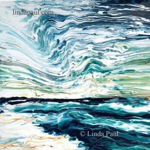 ocean abstract painting