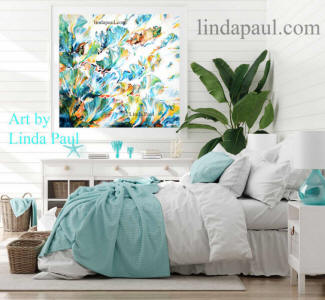 beach house bedroom decor art