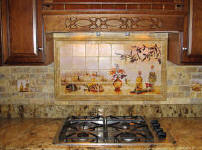 olive grove kitchen backsplaah