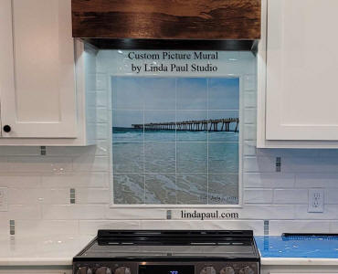 custom picture tiles backsplash