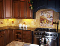 tuscan kitchen splash back